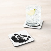 Pop Art Funny Chimpansee Drankjes Onderzetter (Rechterzijde)
