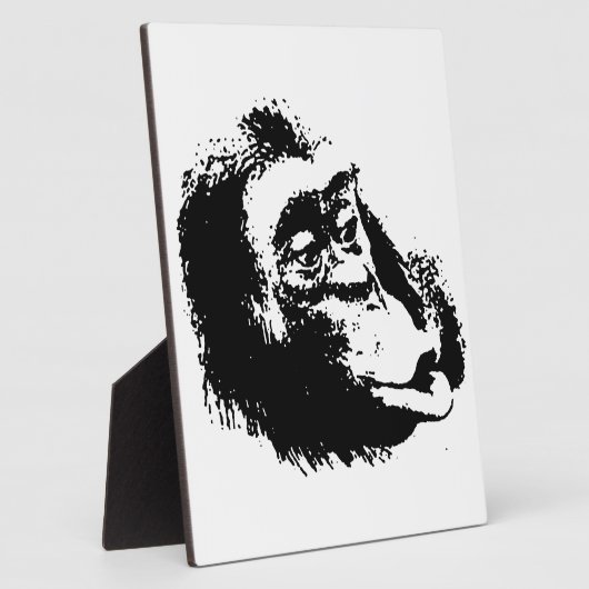 Pop Art Funny Chimpansee Fotoplaat (Zijkant)