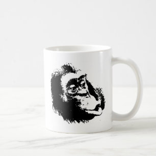 Pop Art Funny Chimpansee Koffiemok