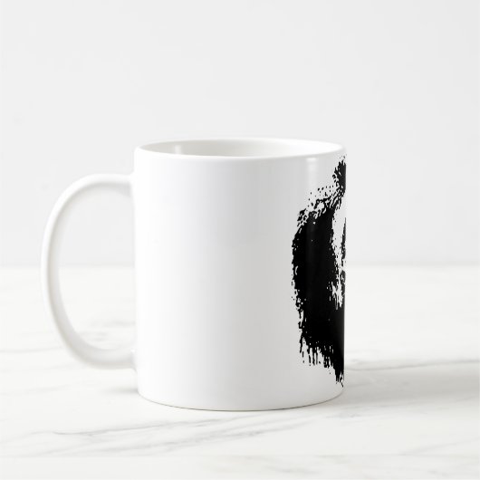 Pop Art Funny Chimpansee Koffiemok (Links)