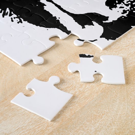 Pop Art Funny Chimpansee Legpuzzel (Zijkant)