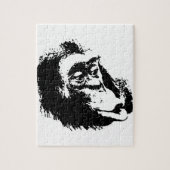 Pop Art Funny Chimpansee Legpuzzel (Verticaal)