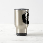 Pop Art Funny Chimpansee Reisbeker (Center)