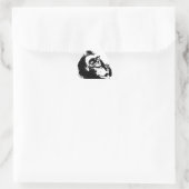 Pop Art Funny Chimpansee Sticker (Tas)