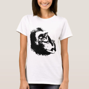 Pop Art Funny Chimpansee T-shirt