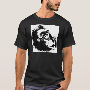 Pop Art Funny Chimpansee T-shirt