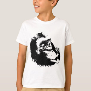 Pop Art Funny Chimpansee T-shirt