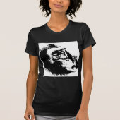 Pop Art Funny Chimpansee T-shirt (Voorkant)