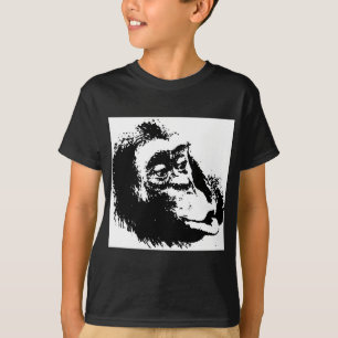 Pop Art Funny Chimpansee T-shirt