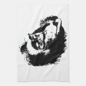 Pop Art Funny Chimpansee Theedoek (Verticaal)