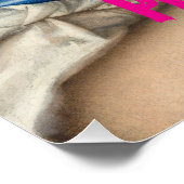 Pop Art Funny You Problem Trendy Roze Vrouw Perfect Poster (Hoek)