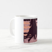 Pop Art Galloping Horse Koffiemok (Voorkant links)