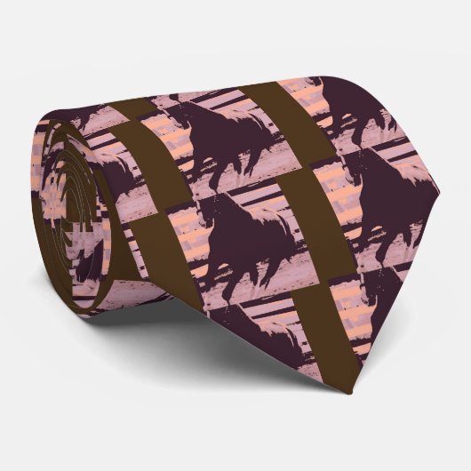 Pop Art Galloping Horse Stropdas (Opgerold)