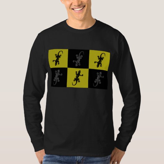 Pop Art Geckos T-Shirt (Voorkant)