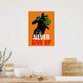 Pop Art geeft nooit Football voor succes op Poster (Keuken)