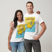 Pop Art Geïllustreerd Zuid-Afrika  T-shirt (Unisex)