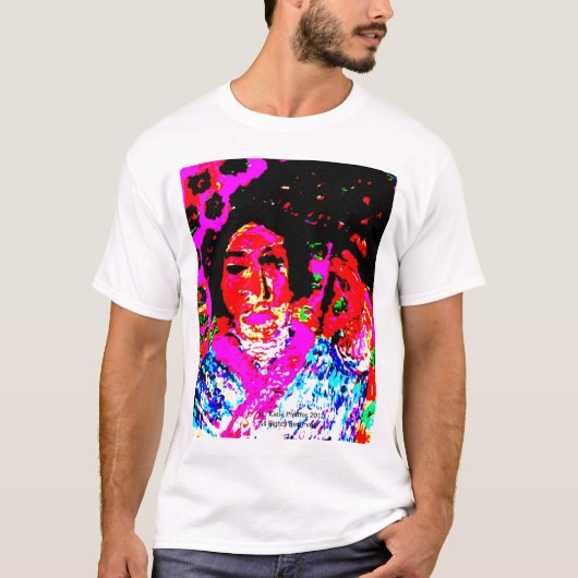 Pop Art Geisha van Katie Pfeiffer T-shirt (Voorkant)