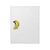 Pop Art Gele Banaan Grafisch Notitieblok (Linkerzijde)