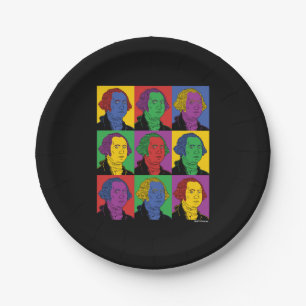 Pop Art George Washington Papieren Bordje