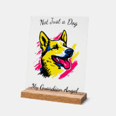  Pop Art German Shepherd Design Acryl Bord (Hoek)