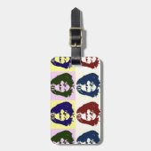 Pop Art Geronimo Bagagelabel (Voorkant verticaal)