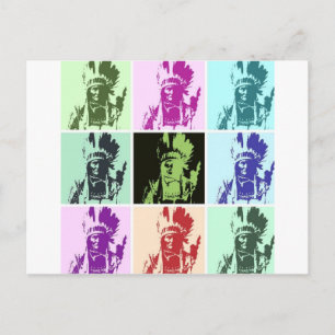 Pop Art Geronimo Briefkaart