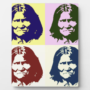 Pop Art Geronimo Fotoplaat