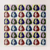 Pop Art Geronimo Indische Legendary Chief Legpuzzel (Verticaal)