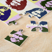 Pop Art Geronimo Indische Legendary Chief Legpuzzel (Zijkant)