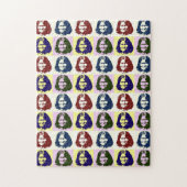 Pop Art Geronimo Indische Legendary Chief Legpuzzel (Verticaal)