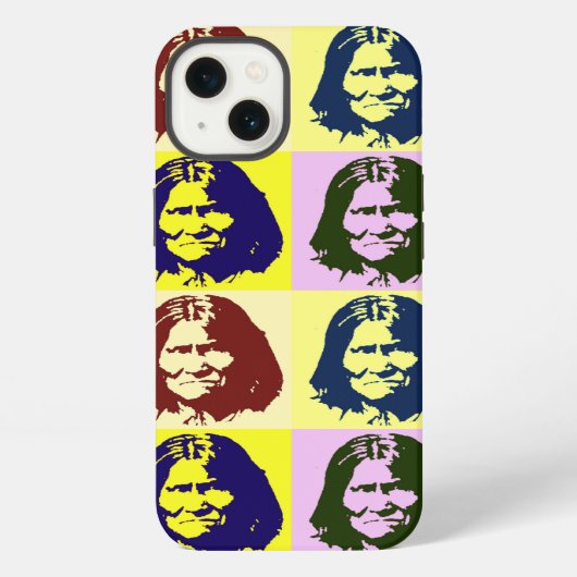 Pop Art Geronimo iPhone Hoesje (Achterkant)