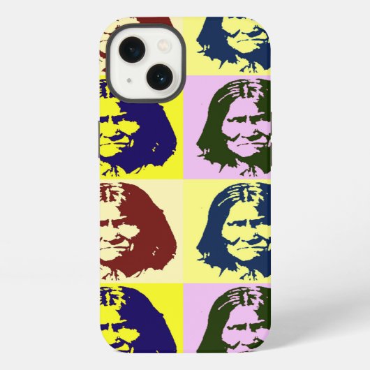 Pop Art Geronimo iPhone Hoesje (Achterkant)