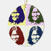 Pop Art Geronimo Keramisch Ornament (Links)