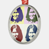 Pop Art Geronimo Metalen Ornament (Links)