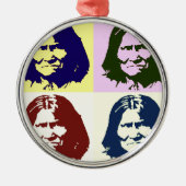 Pop Art Geronimo Metalen Ornament (Voorkant)