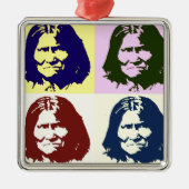 Pop Art Geronimo Metalen Ornament (Voorkant)