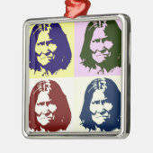 Pop Art Geronimo Metalen Ornament (Links)