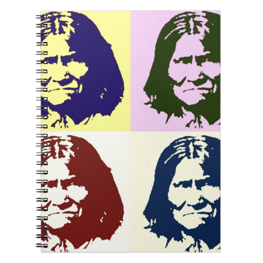 Pop Art Geronimo Notitieboek (Voorkant)