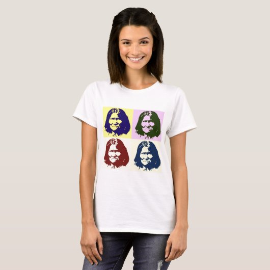 Pop Art Geronimo T-shirt (Voorkant volledig)