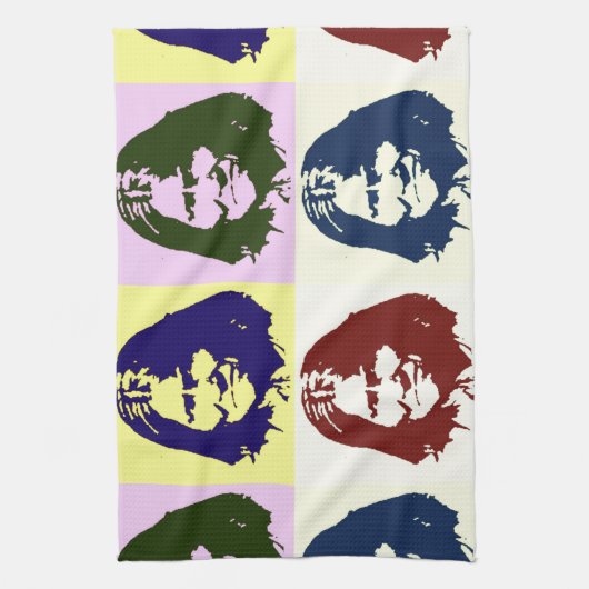 Pop Art Geronimo Theedoek (Verticaal)