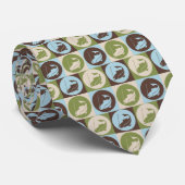 Pop Art Gevist Stropdas (Opgerold)