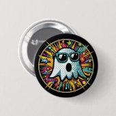 Pop Art Ghost Ronde Button 5,7 Cm (Voorkant /achterkant)
