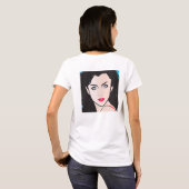 Pop Art Girl - Jill T-shirt (Achterkant volledig)