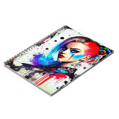 Pop Art Girl Notitieboek (Linkerzijde)