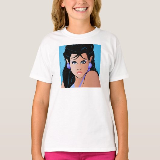 Pop Art Girl -  Paulina T-shirt (Voorkant)