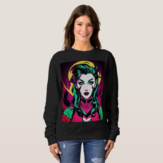 Pop Art Girl T-Shirt (Voorkant volledig)