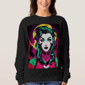 Pop Art Girl T-Shirt (Voorkant)