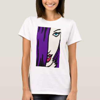 pop art girl t-shirt