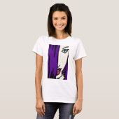 pop art girl t-shirt (Voorkant volledig)