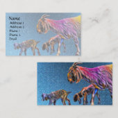 Pop Art Goats Visitekaartje (Voorkant / Achterkant)